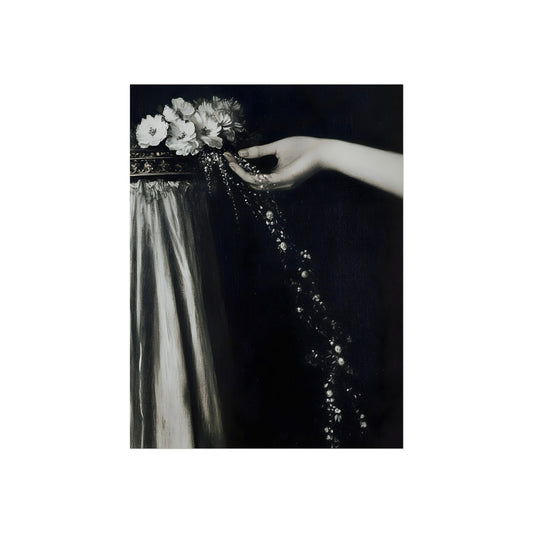 Beads in Her Hand, art print, view 2