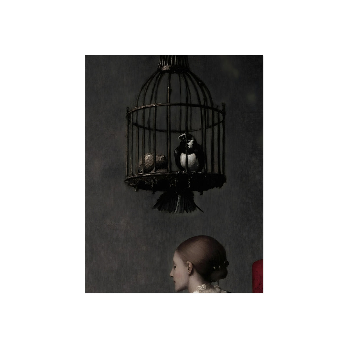 Birdcage Above Her, art print, view 2