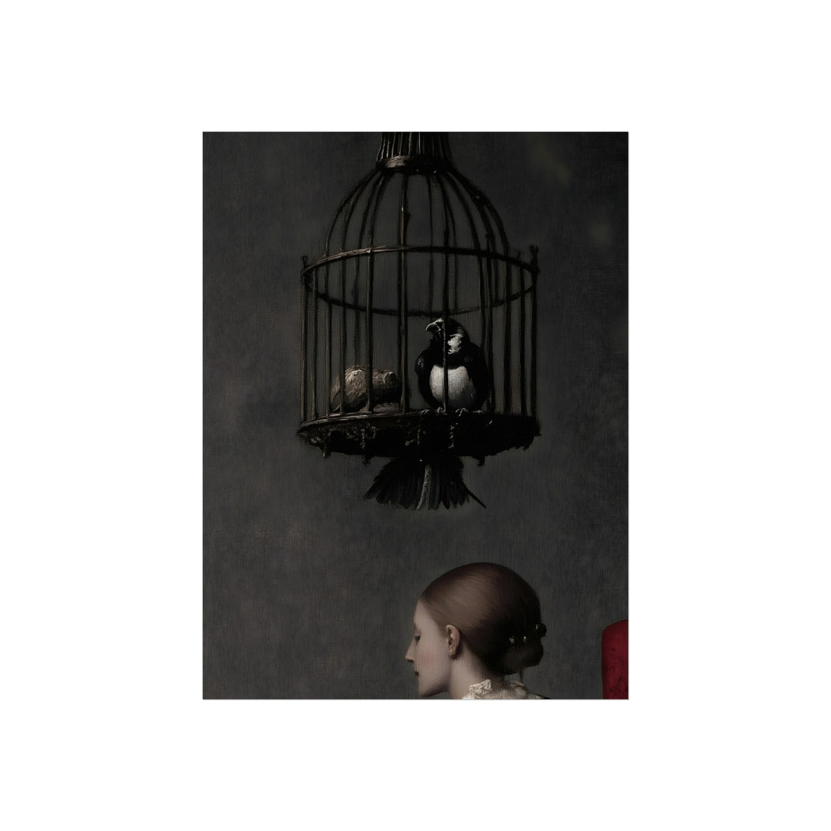 Birdcage Above Her, art print, view 3