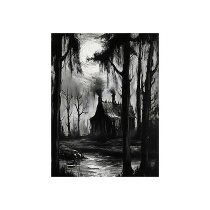Blackwater Cabin, fine art paper print, view 2