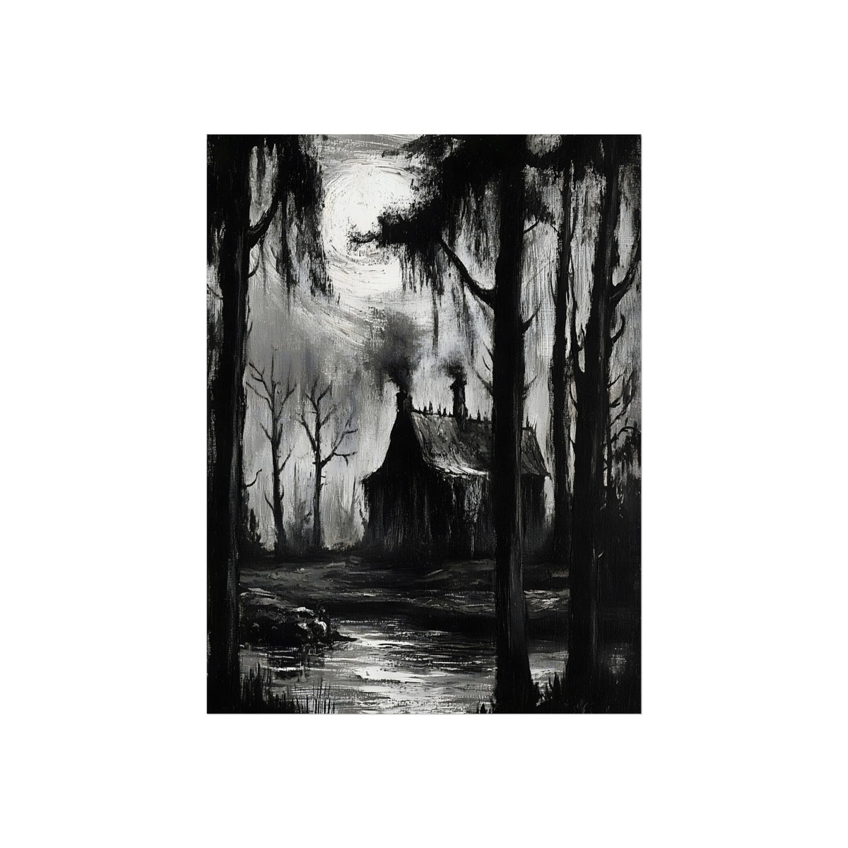 Blackwater Cabin, fine art paper print, view 4