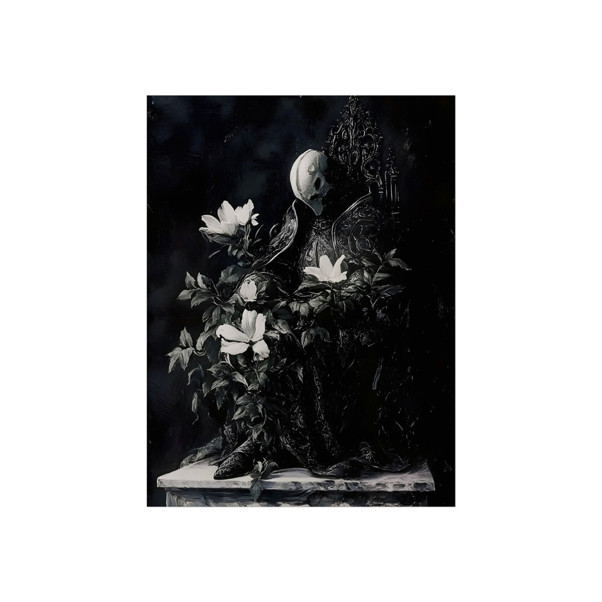 Bouquet for the Departed fine art paper print detail