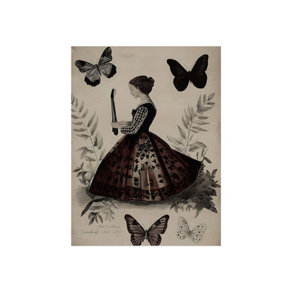 Butterflies & Strings, fine art paper print, view 3