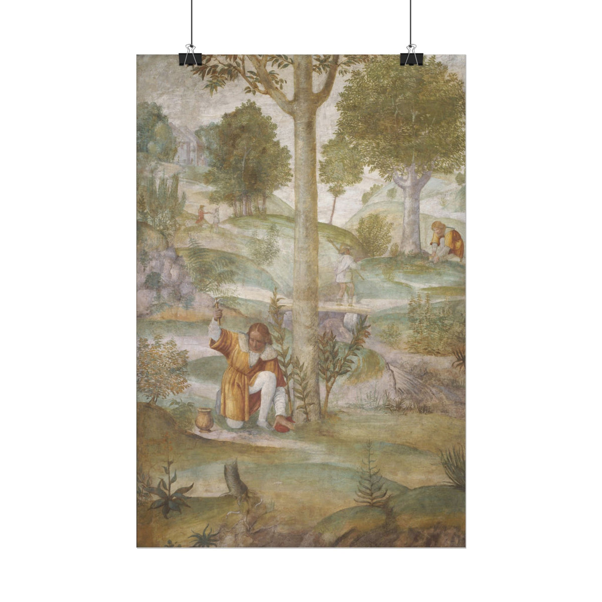 Cephalus Hiding the Jewels by Bernardino Luini fine art poster reproduction