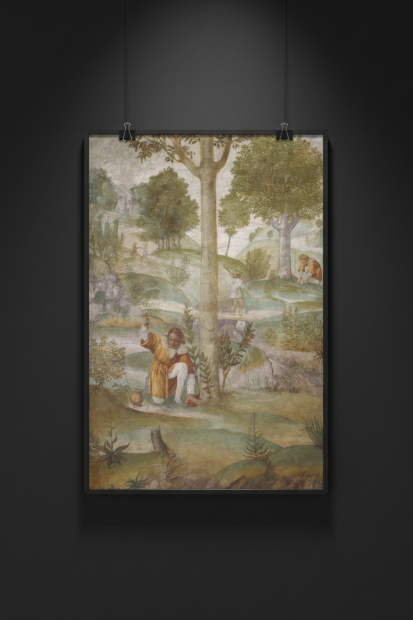 Cephalus Hiding the Jewels by Bernardino Luini | Fine Art Poster artwork image