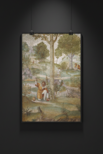 Cephalus Hiding the Jewels by Bernardino Luini | Fine Art Poster artwork image
