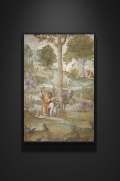 Cephalus Hiding the Jewels by Bernardino Luini | Stretched Canvas Print artwork image