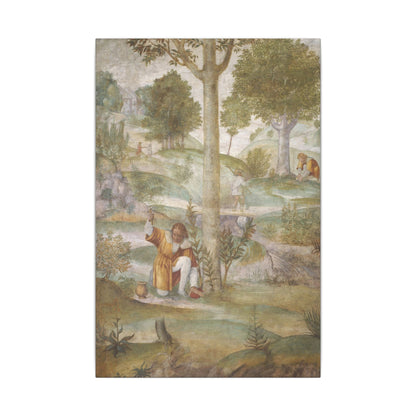 Pastoral Renaissance stretched canvas print product mockup