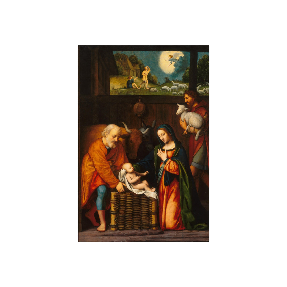 Cephalus and Pan at the Temple of Diana by Bernardino Luini — fine art reproduction product image