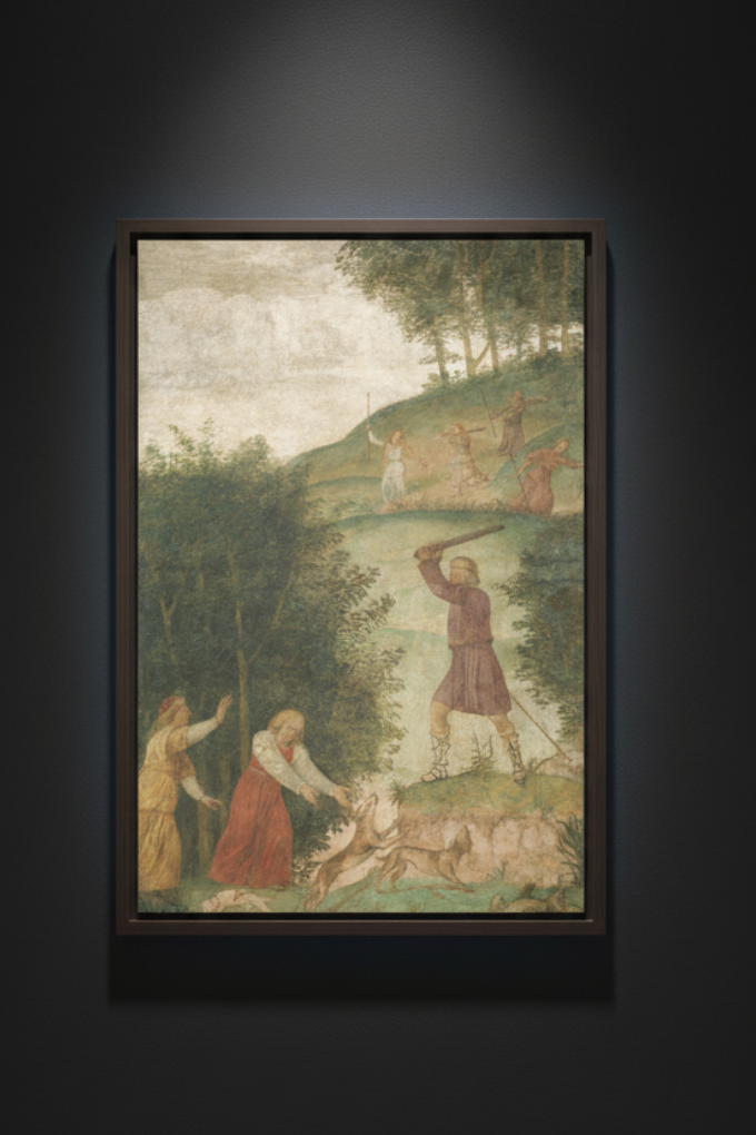 Cephalus Punished at the Hunt by Bernardino Luini — fine art reproduction product image