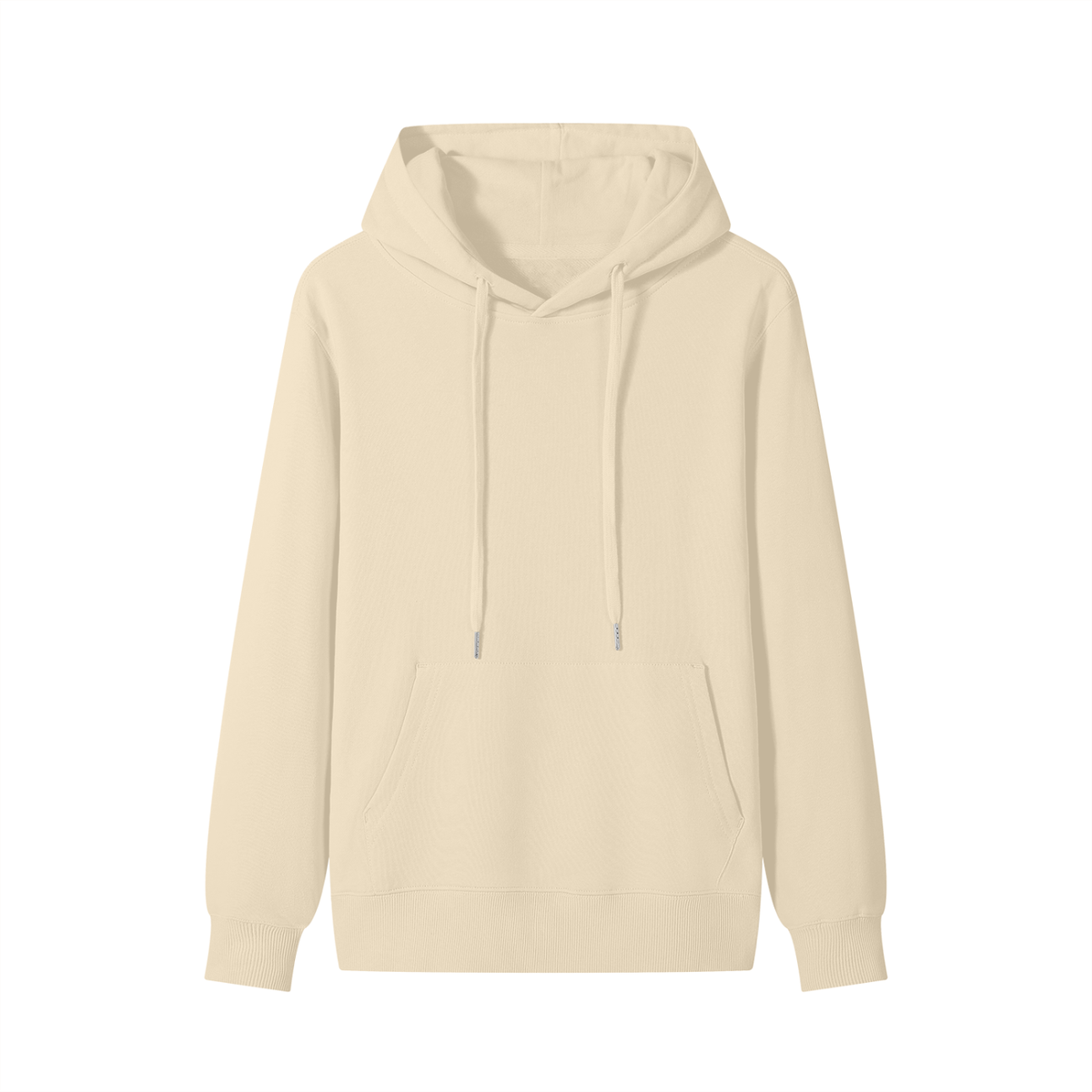 Classic Unisex Cotton Hoodie in apricot