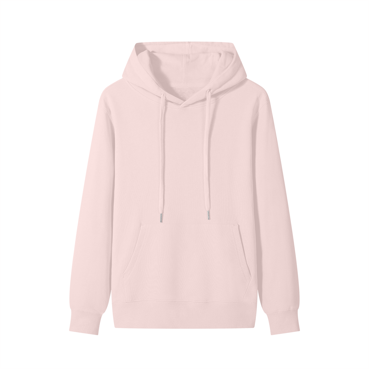 Classic Unisex Cotton Hoodie in light pink