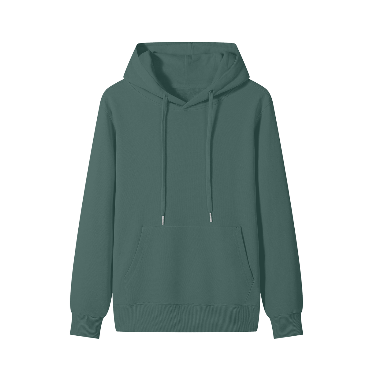 Classic Unisex Cotton Hoodie in olive green