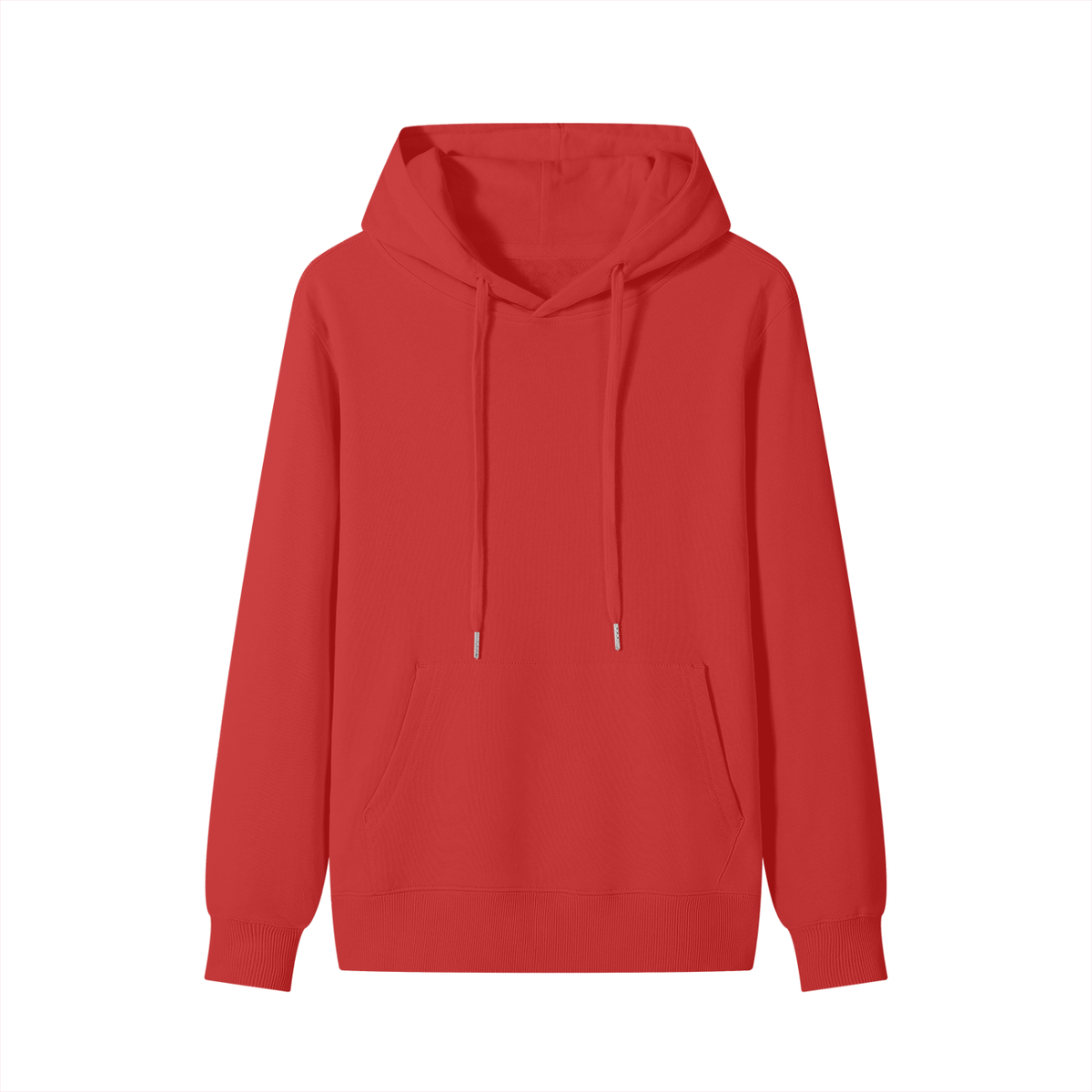 Classic Unisex Cotton Hoodie in red