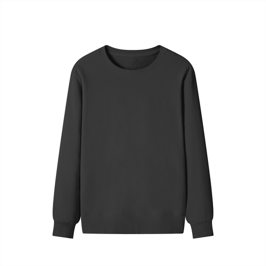 Classic Unisex Cotton Sweatshirt in classic black