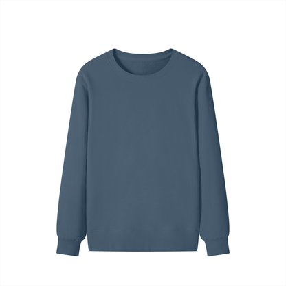 Classic Unisex Cotton Sweatshirt in ink blue