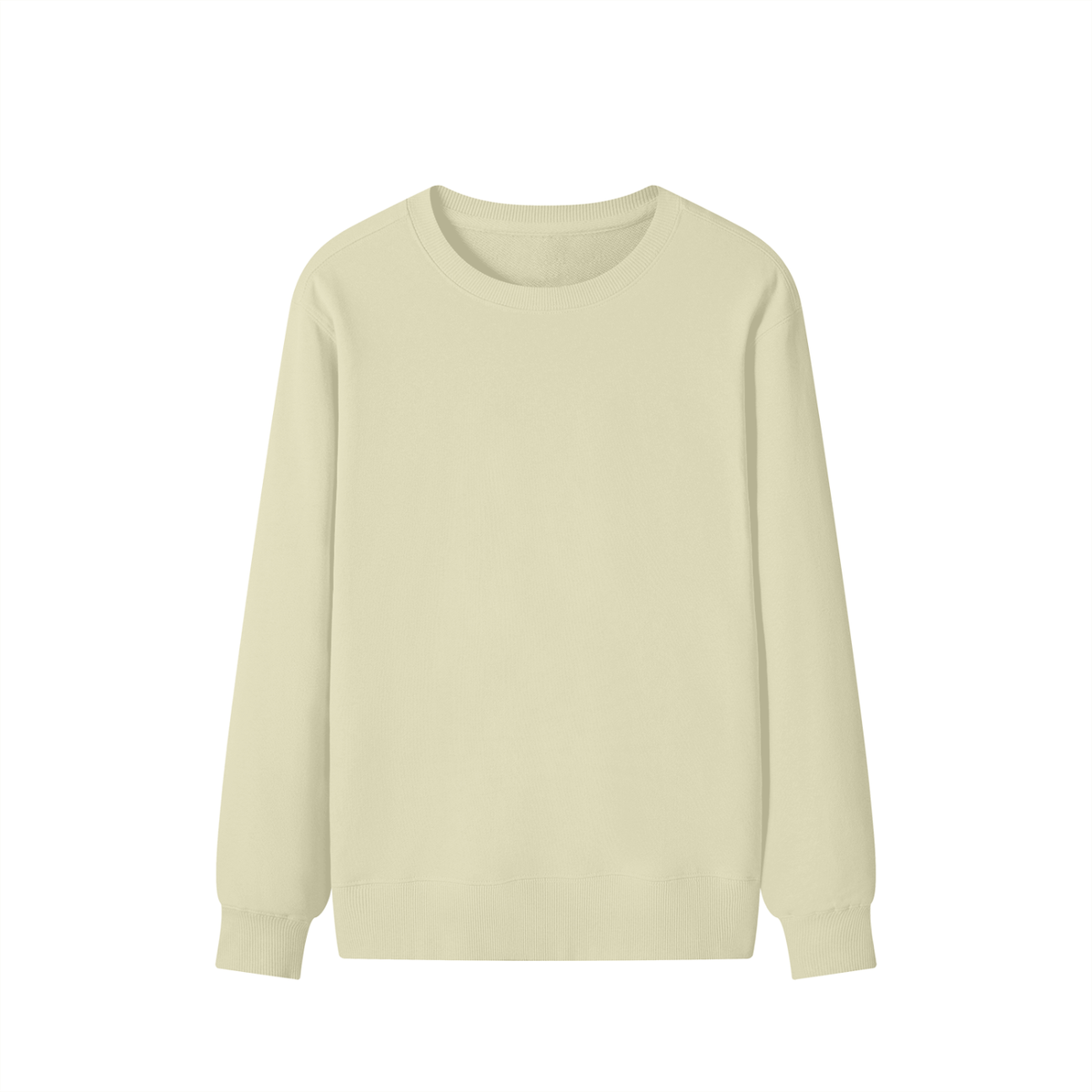 Classic Unisex Cotton Sweatshirt in khaki