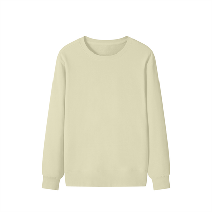 Classic Unisex Cotton Sweatshirt in khaki