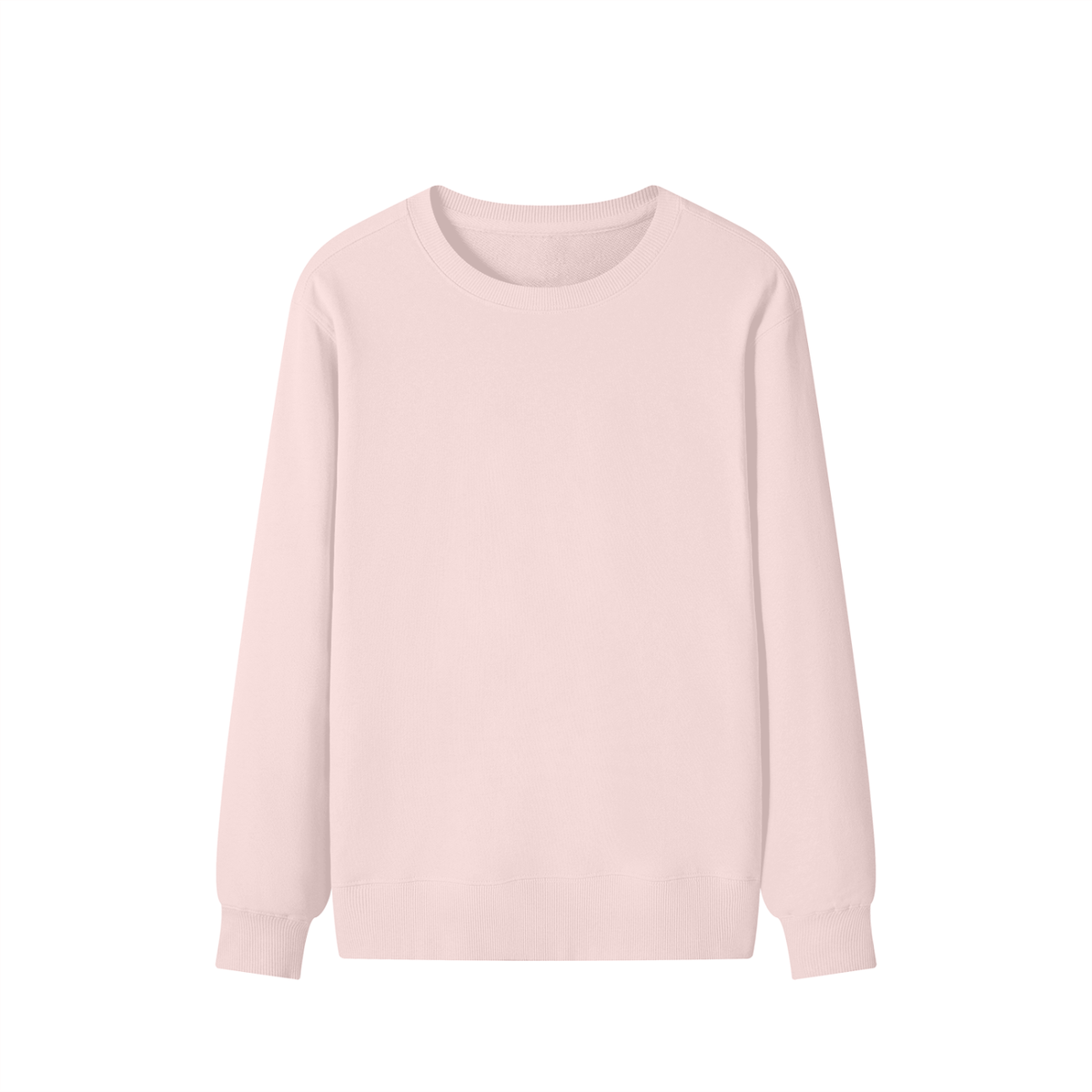 Classic Unisex Cotton Sweatshirt in light pink