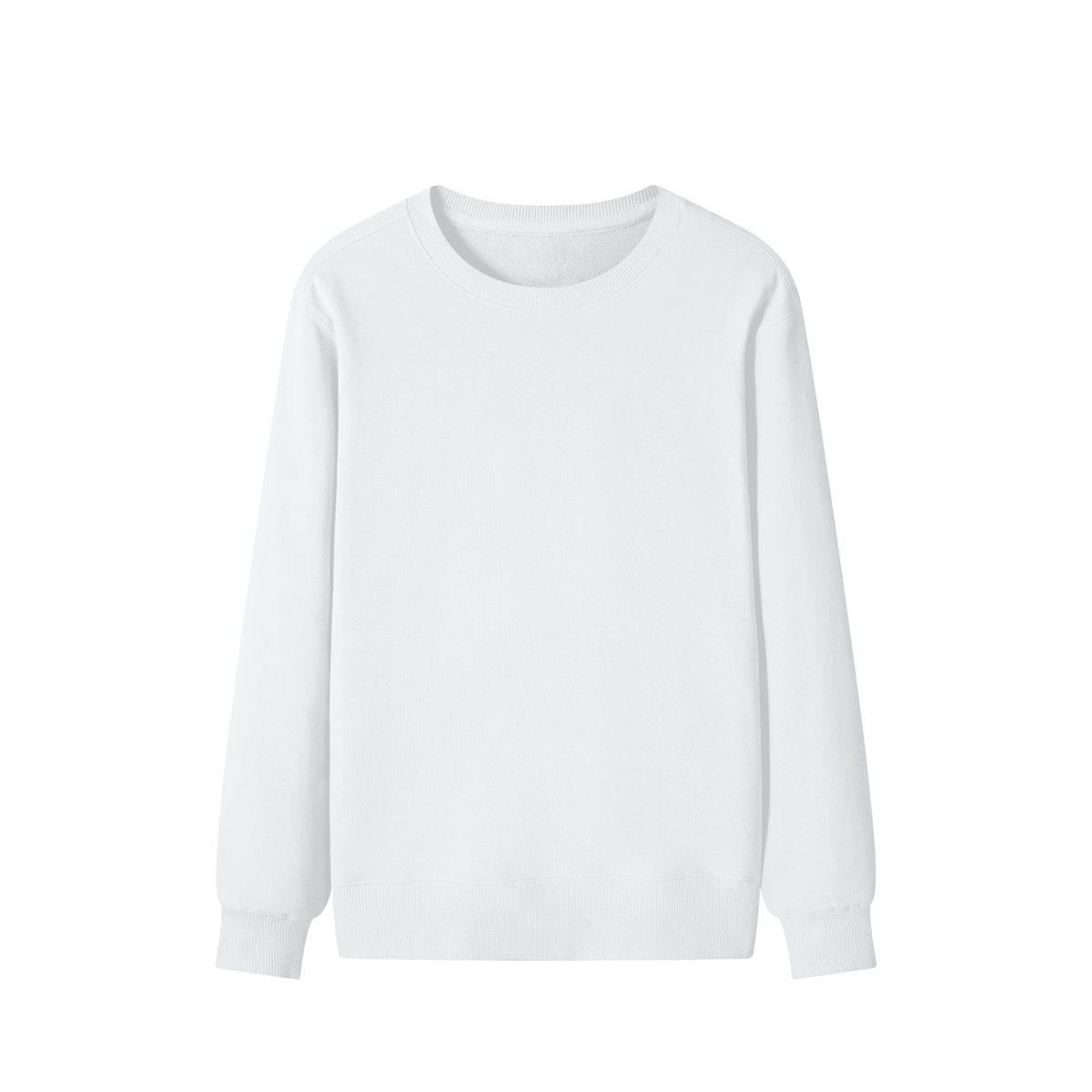 Classic Unisex Cotton Sweatshirt in lucent white