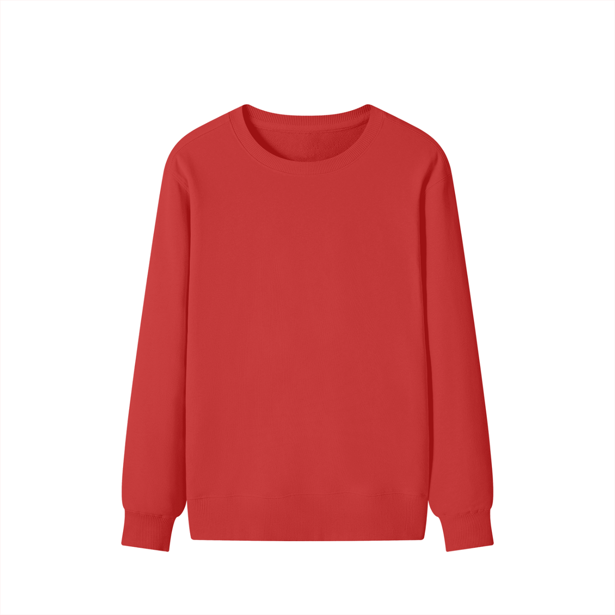 Classic Unisex Cotton Sweatshirt in red