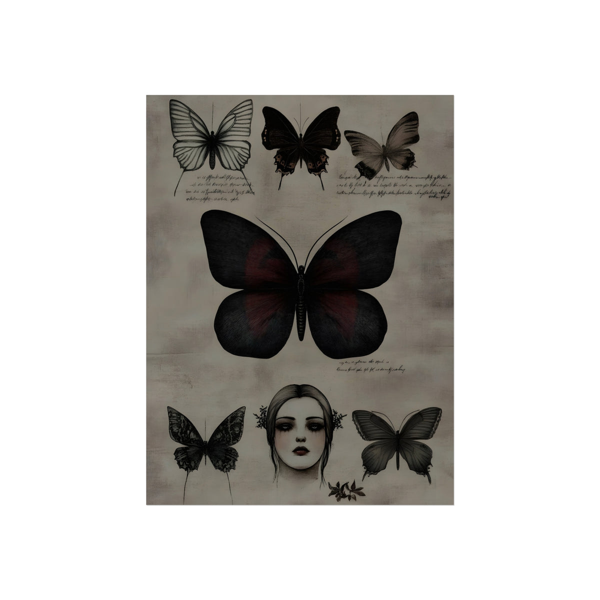 Crimson Metamorphosis, art print, view 2