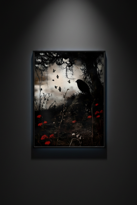 Crimson Watch, fine art paper print