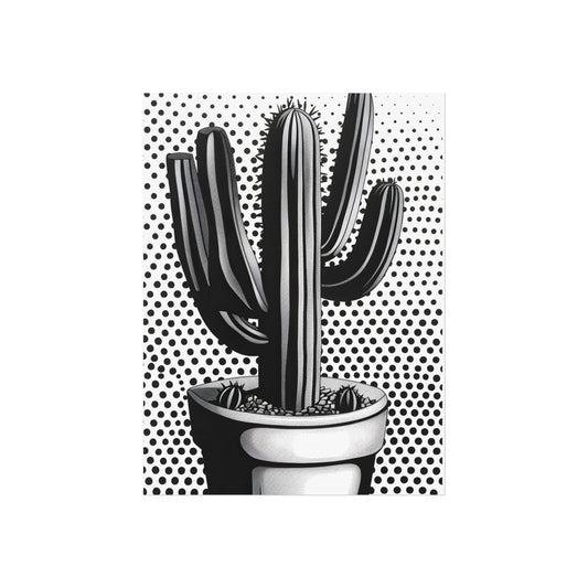 Desert Signal modern botanical fine art paper print artwork
