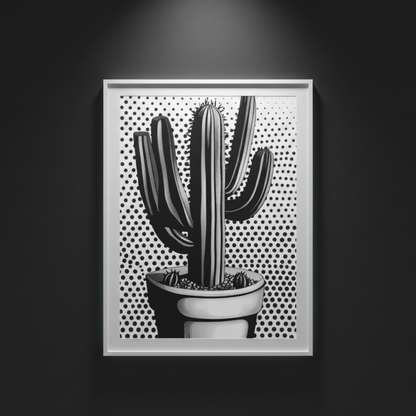Desert Signal | Modern Botanical Fine Art Paper Print artwork image