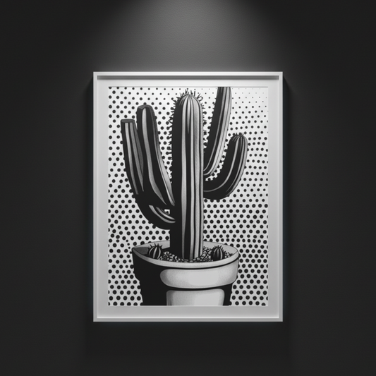 Desert Signal | Modern Botanical Fine Art Paper Print artwork image