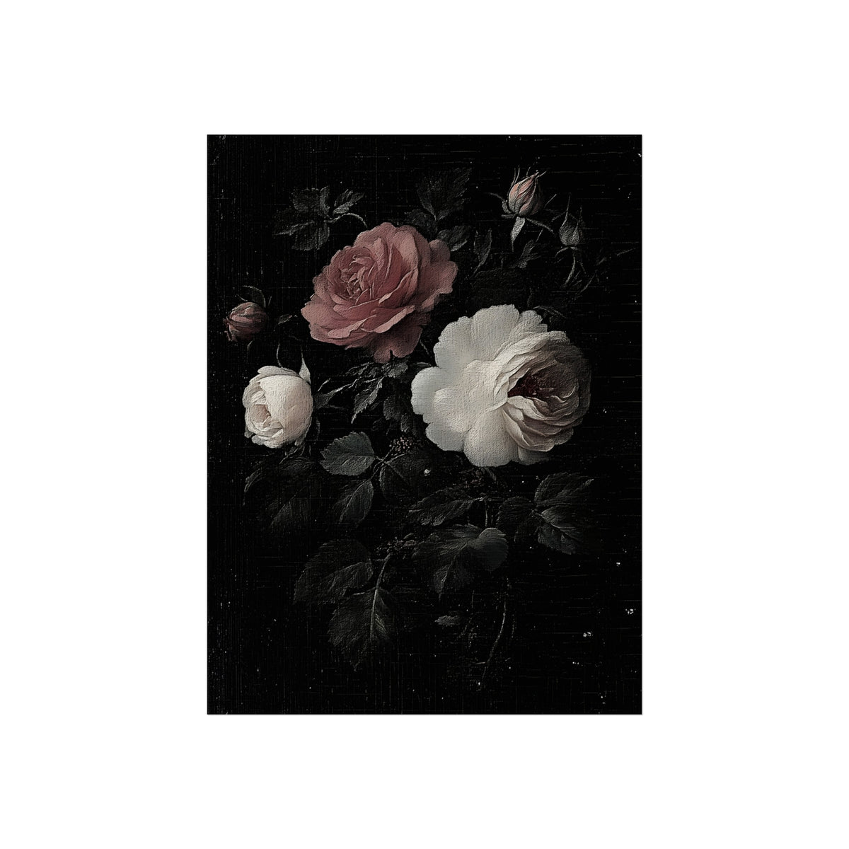 Dusty Rose Nocturne, art print, view 3