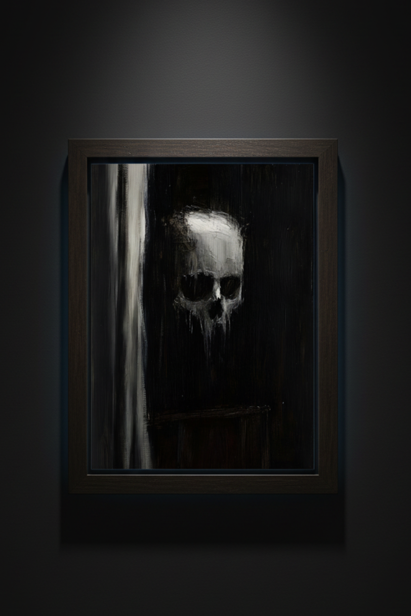 Face from the Black, art print