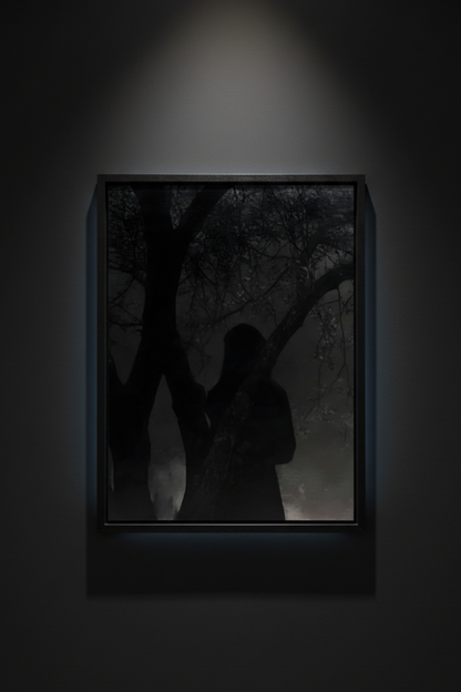 Figure in the Bare Woods, art print