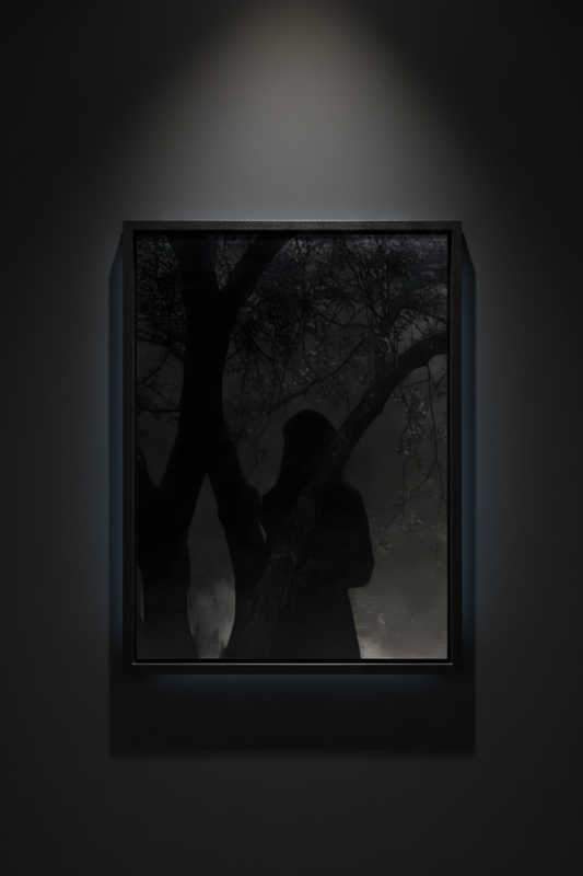 Figure in the Bare Woods, art print