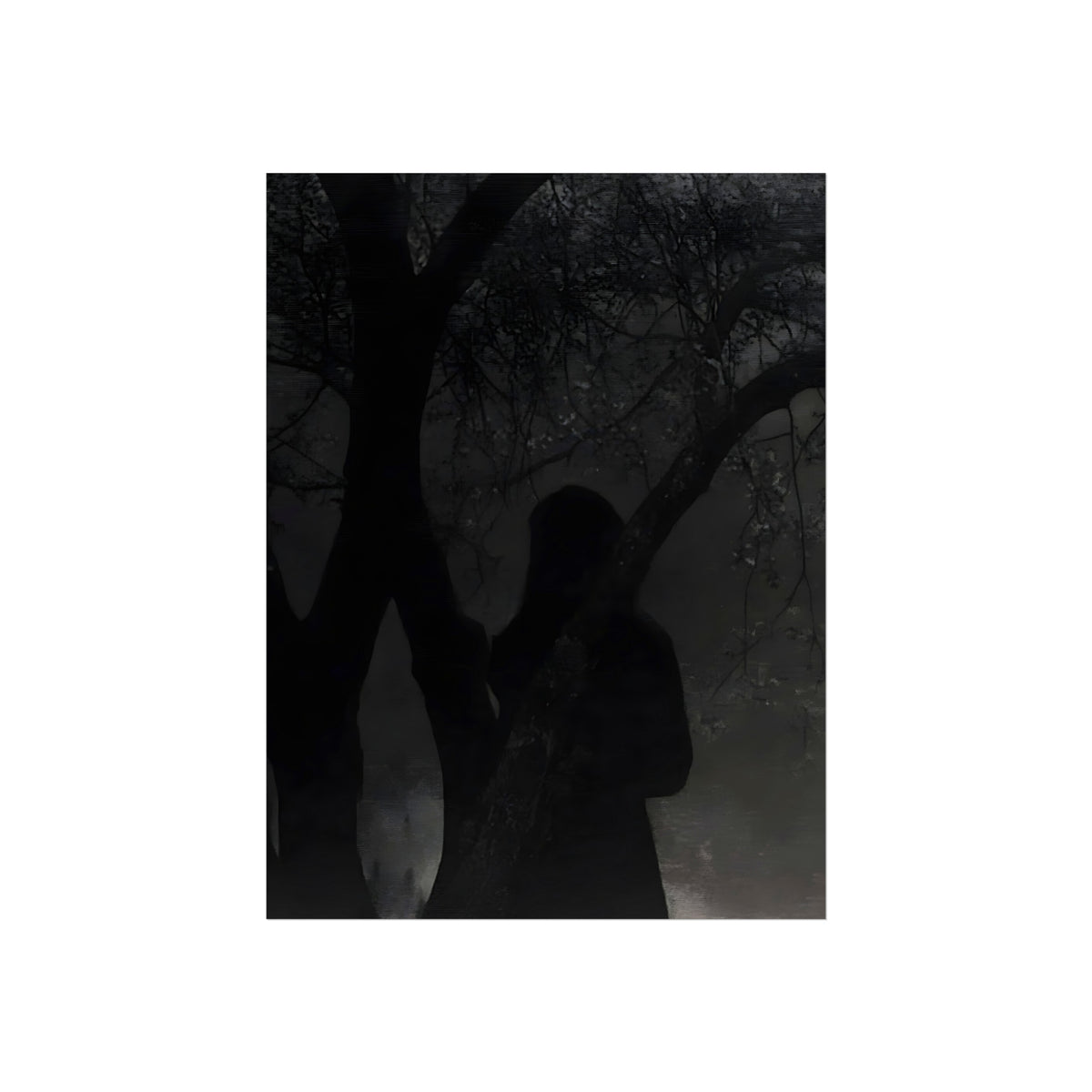 Figure in the Bare Woods, art print, view 4