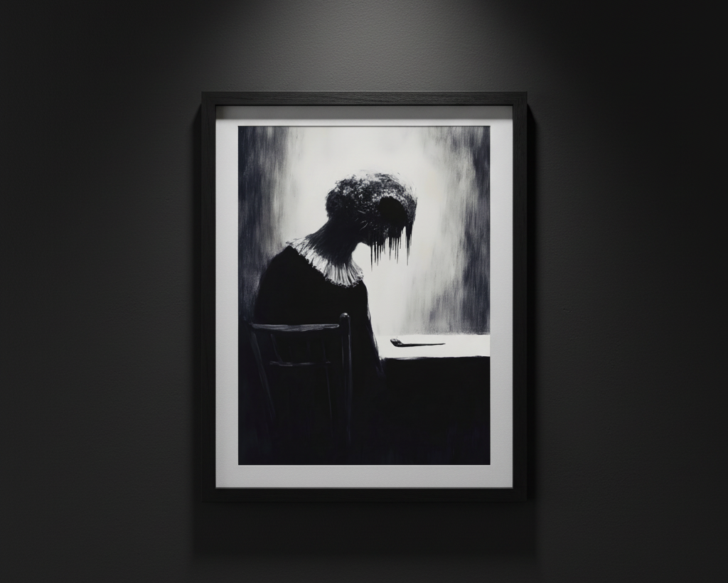 Figure Without a Face, art print