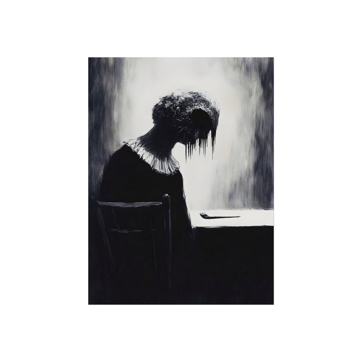 Figure Without a Face, art print, view 2