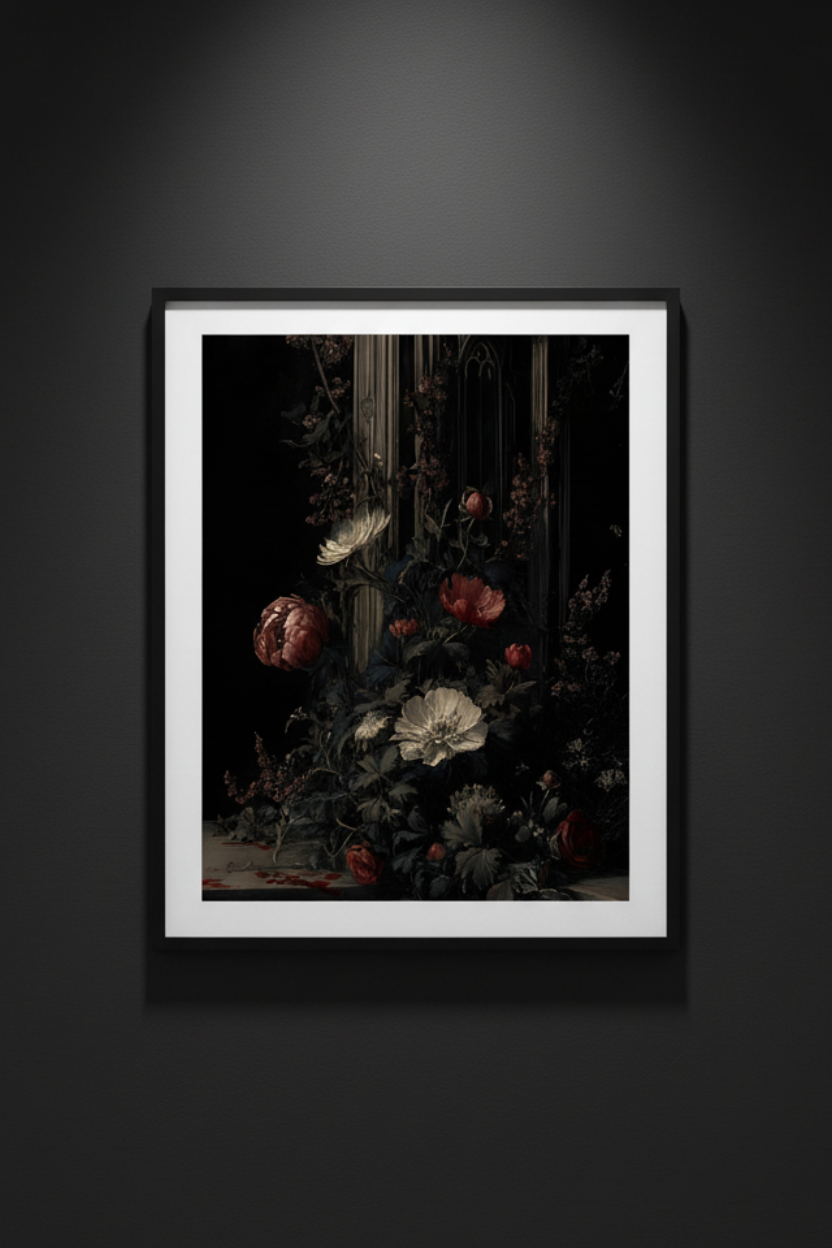 Flowers After Dark, art print