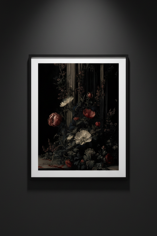 Flowers After Dark, art print