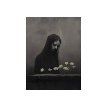 Flowers at Her Table, art print, view 2