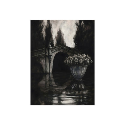 Flowers by the Old Bridge, art print, view 4