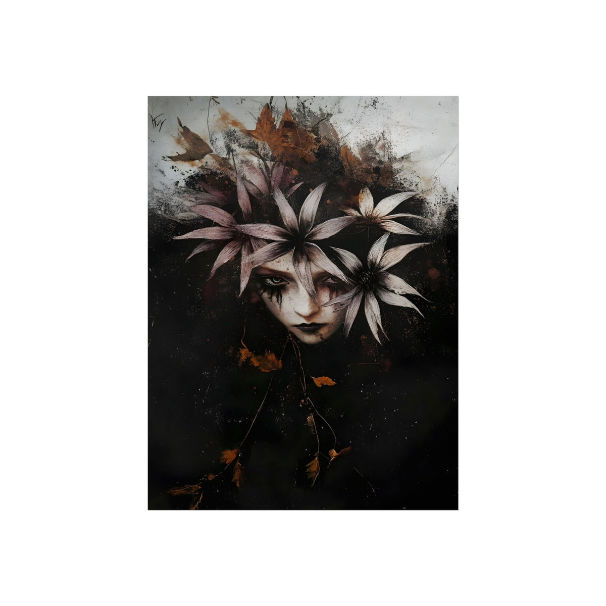 Flowers for Her Face, art print, view 4