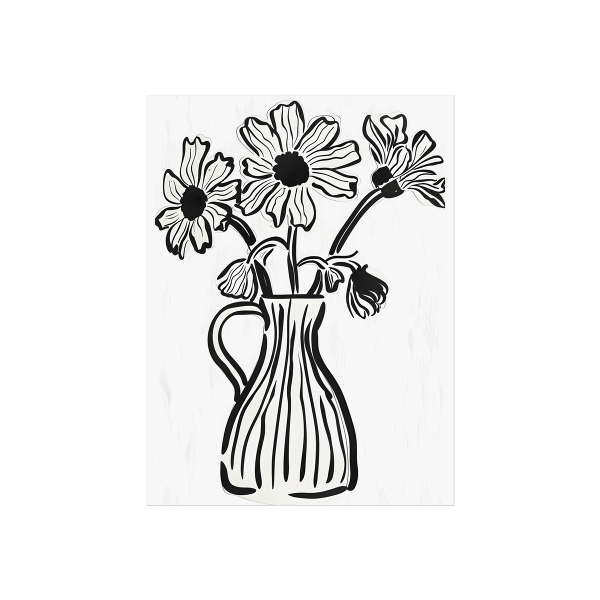 Flowers in a Single Line, art print, view 4