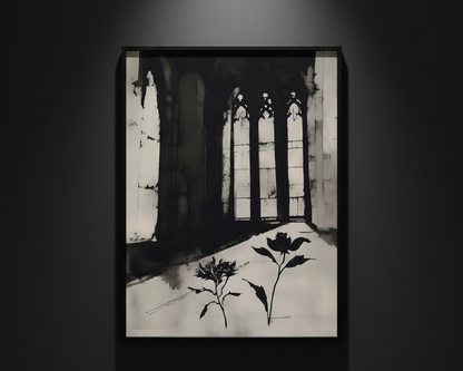 Flowers in the Nave, art print