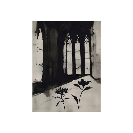 Flowers in the Nave, art print, view 2