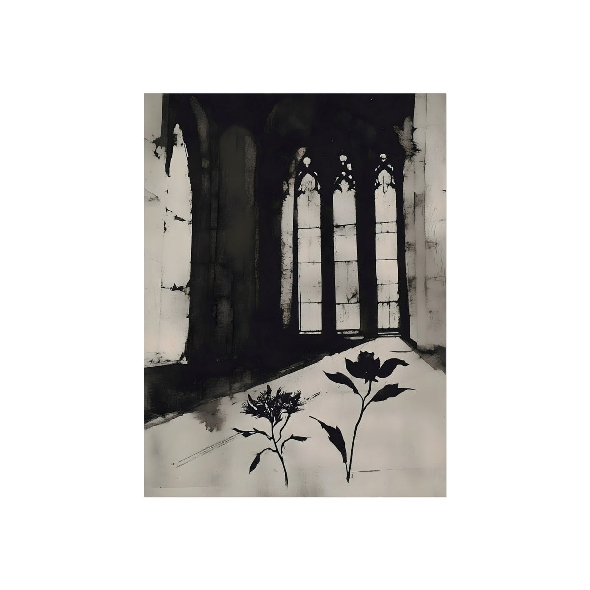 Flowers in the Nave, art print, view 4