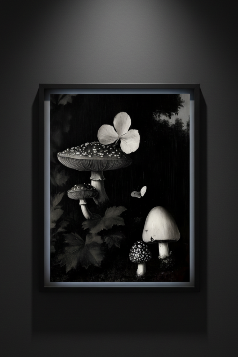 Flutter of Decay, fine art poster