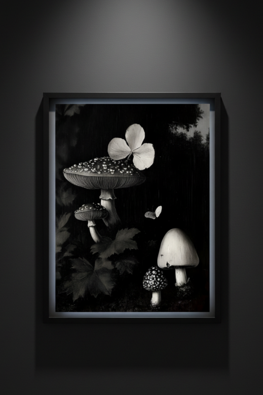 Flutter of Decay, fine art poster