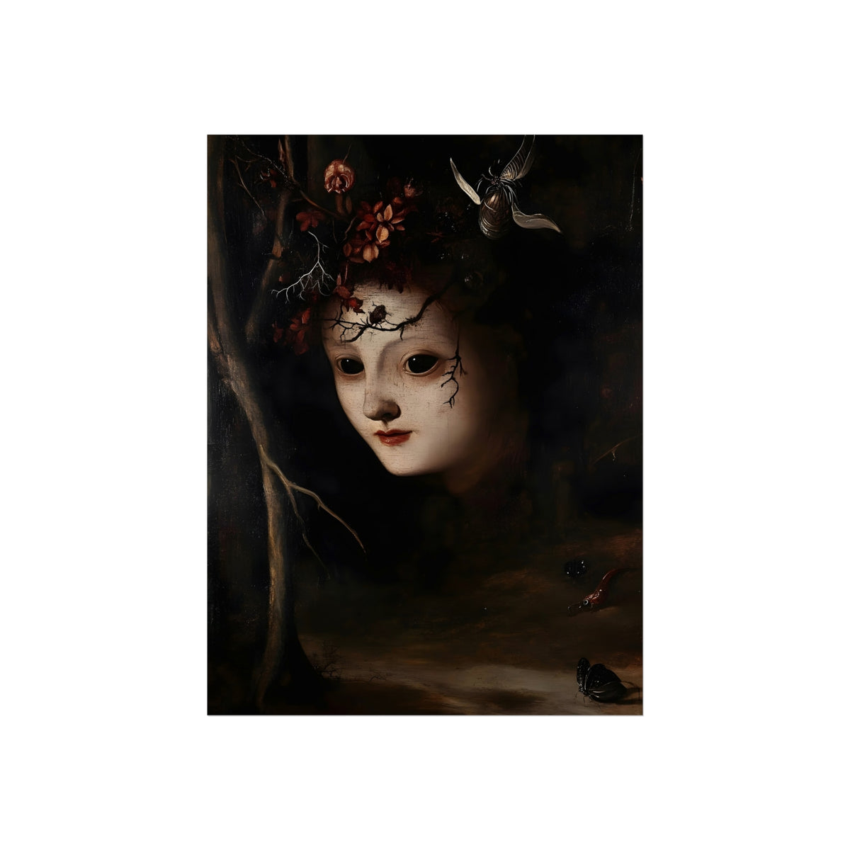 Forest Familiar, fine art paper print, view 2