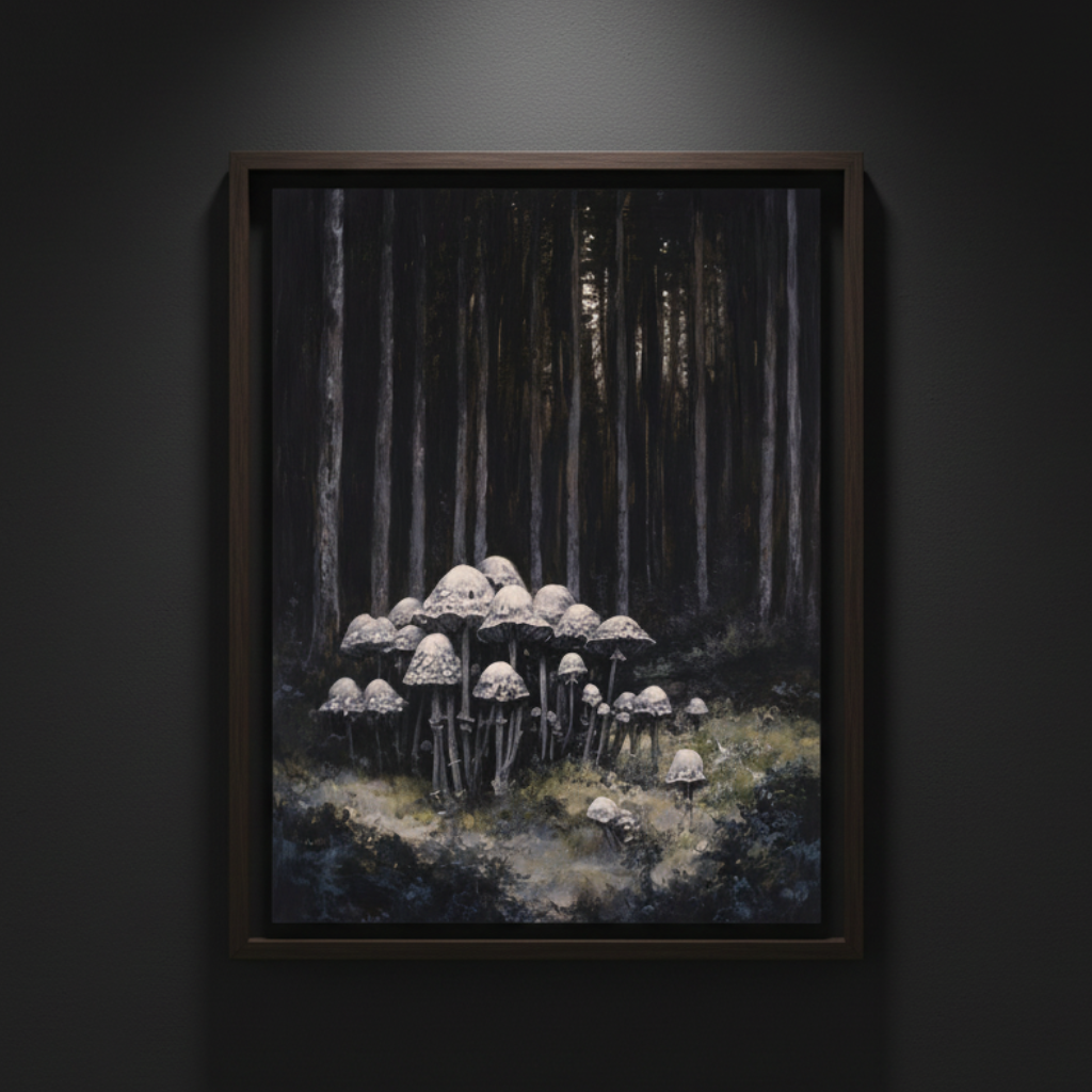 Forest Mycology, fine art paper print